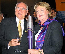 Trish Tracey and John Howard, Prime Minister