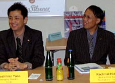 Yoshihiro Yano and Rachmat Hidajat from Yonex