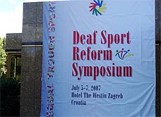 Deaf Sports Reform Banner
