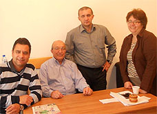 L to R: Nikolay Bozev, Nikolay Nikolov, Grigor Grigoryan, Eli Zaharieva